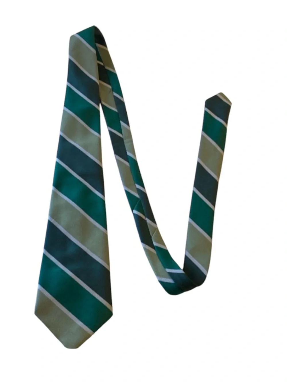 Habanus men’s tie  green white in excellent condition